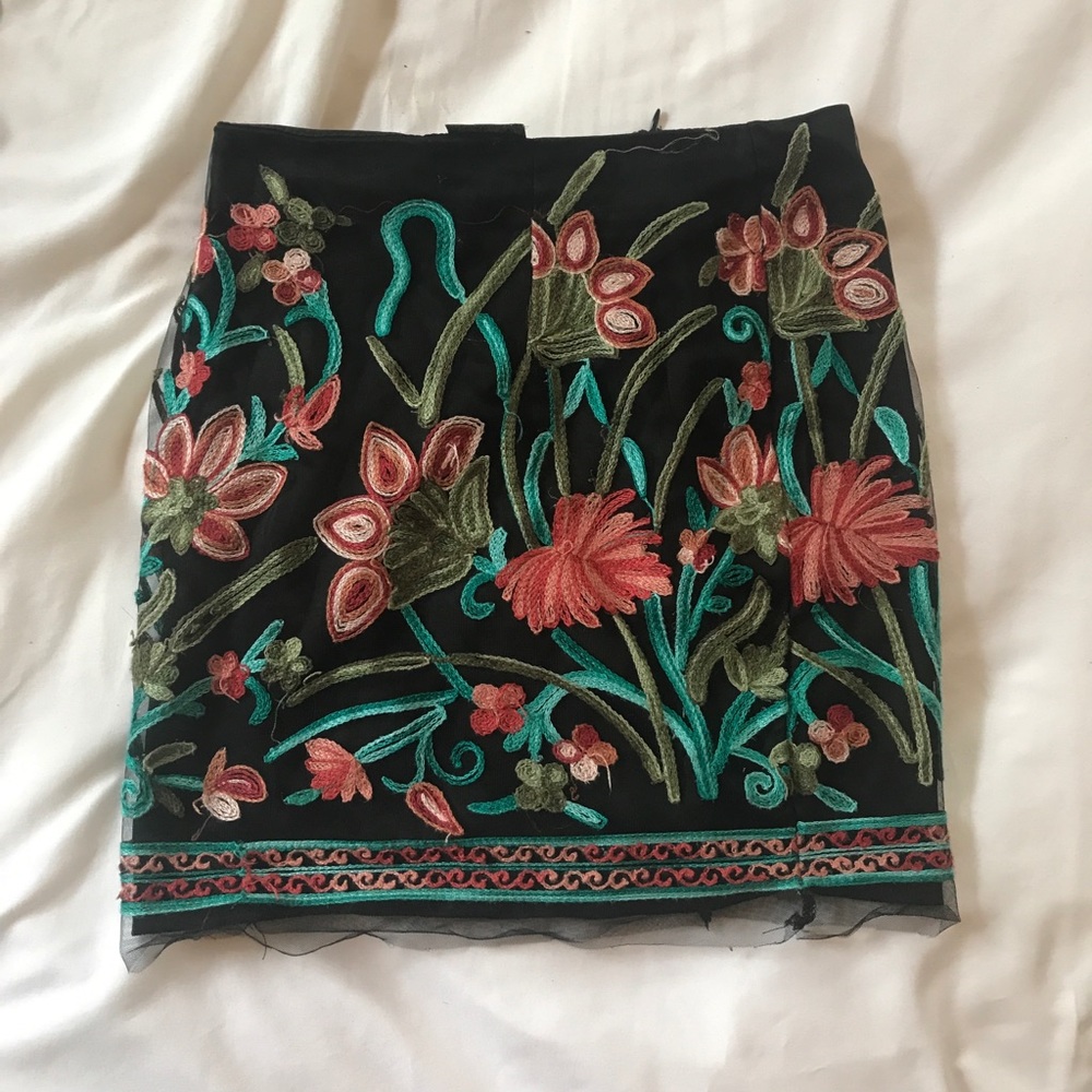 LF Embroidered Skirt